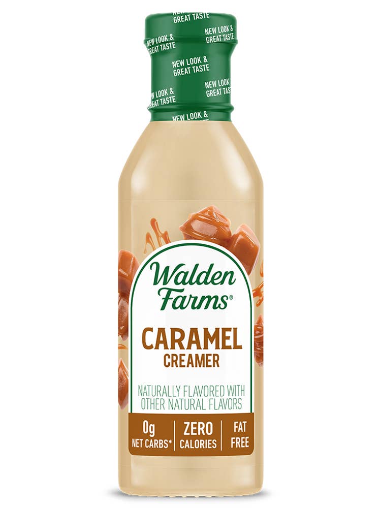 Walden Farms - Caramel Coffee Creamer - Gluten Free, Sugar Free, ZERO Carb, VEGAN & Keto Approved
