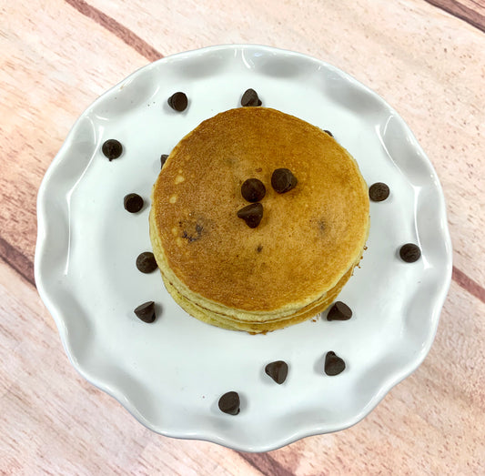 Keto Pancakes - Chocolate Chip Pancakes - Gluten Free, Sugar Free, Dairy Free, Low Carb & Keto Approved