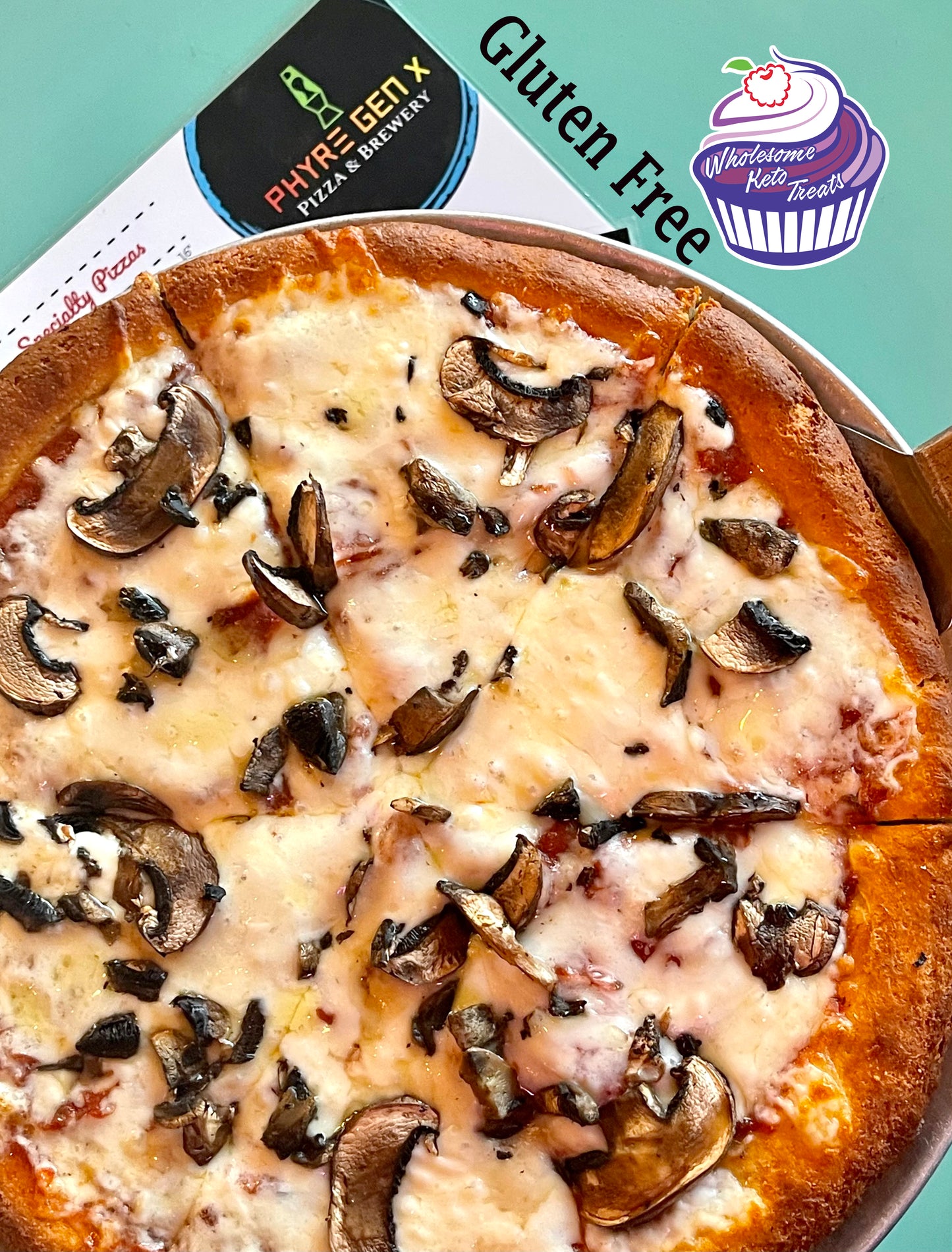 Keto Fat Head Italian Seasoned Pizza Crust - 10" Gluten Free Pizza Crust - Gluten Free, Sugar Free, Low Carb & Keto Approved