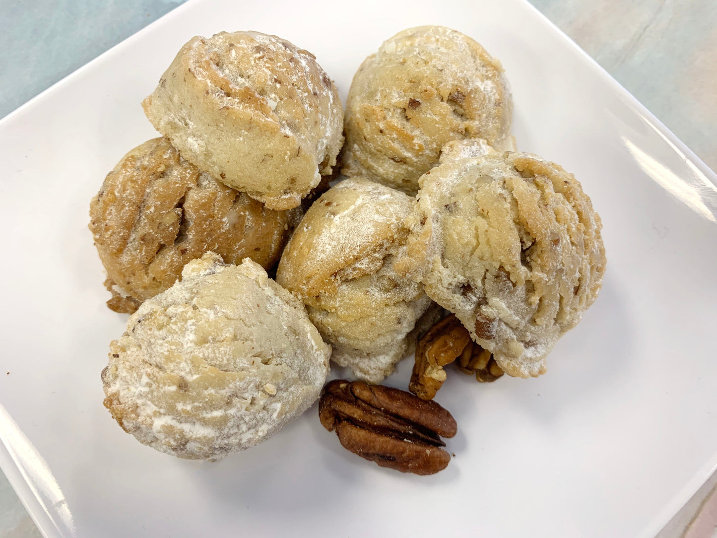 Carb Smart Snowball Cookies - Keto Pecan Cookie - Egg FREE, Gluten Free, Sugar Free, Low Carb & Keto Approved