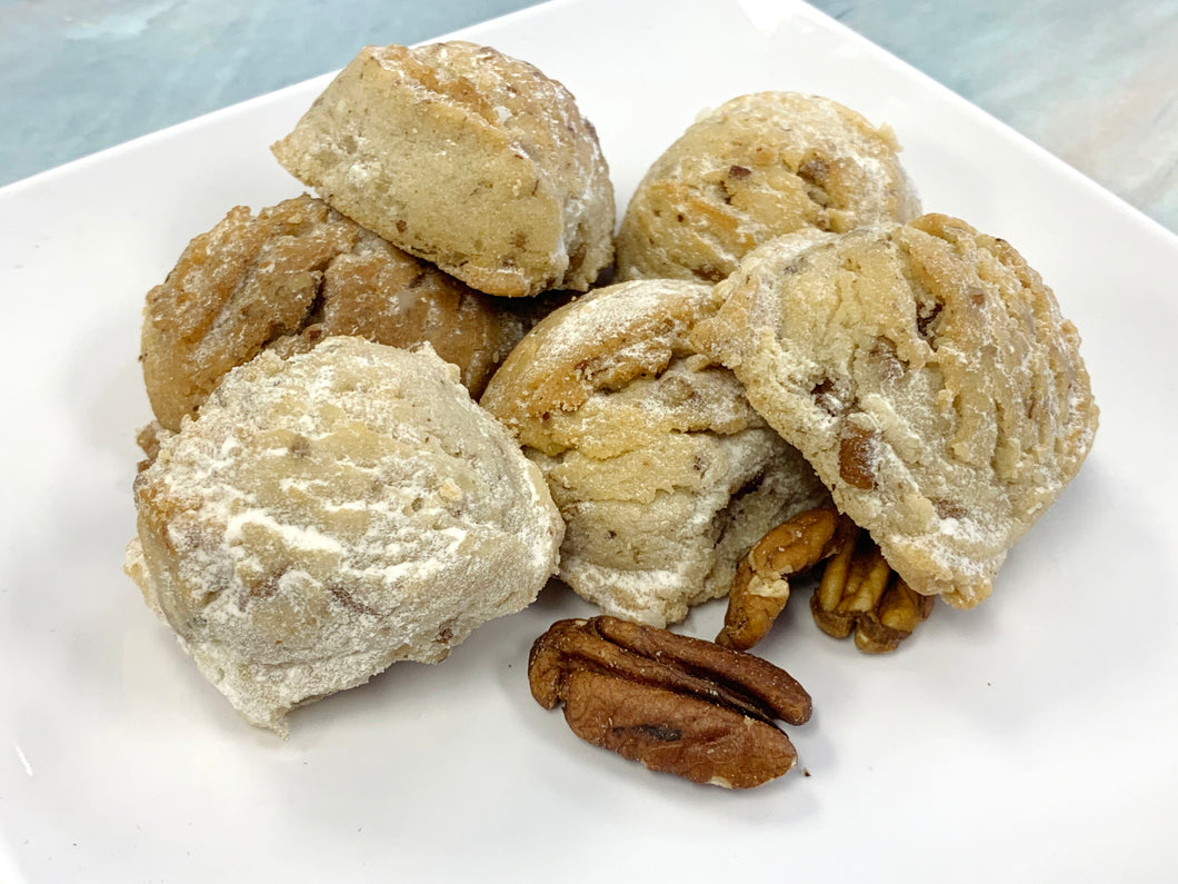 Keto Snowball Cookies - Keto Pecan Cookie - Egg FREE, Gluten Free, Sugar Free, Low Carb & Keto Approved