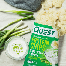 Load image into Gallery viewer, Quest Nutrition - Tortilla Style Protein Chips - Sour Cream &amp; Onion - High Protein, Low Carb, Keto Friendly
