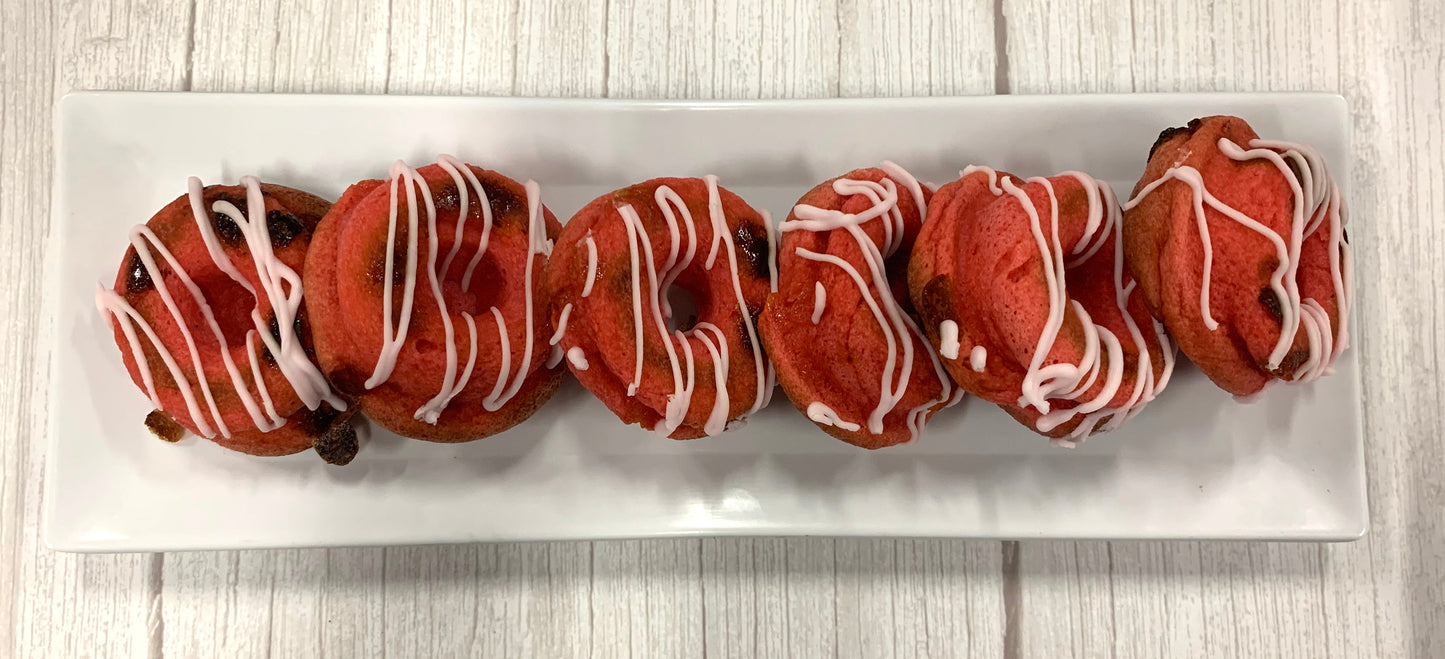 Keto Strawberry Drizzle Doughnuts 🍩 Keto Donuts - Gluten Free, Sugar Free, Low Carb & Keto Approved
