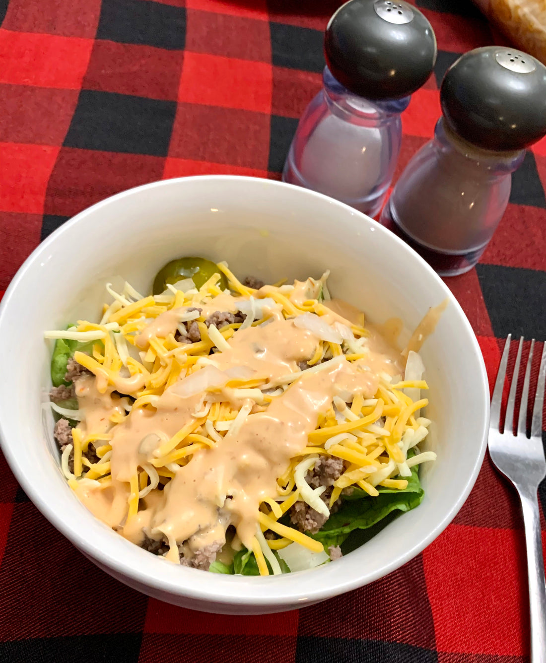 Recipe:  Keto Big Mac Salad