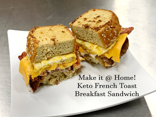 Recipe : Keto French Toast Sandwich