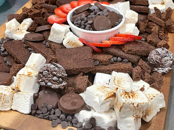 S'mores Charcuterie Board - KETO, GF, SF, LC