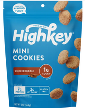 Load image into Gallery viewer, HighKey - Mini Snickerdoodle Cookies (2oz) - Gluten Free, Sugar Free, Low Carb &amp; Keto Approved
