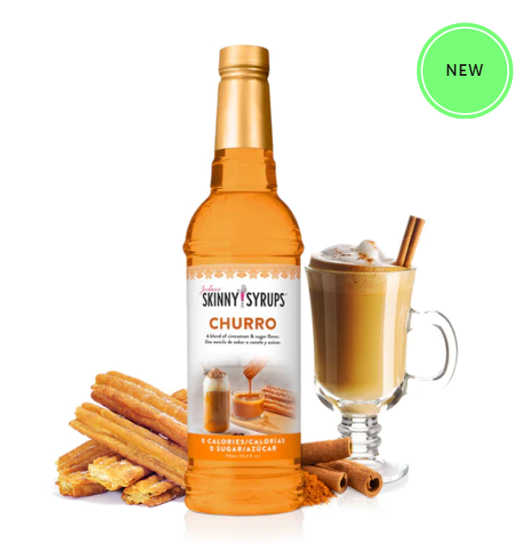 Skinny Mixes - Churro Syrup - 0 Calories, 0 Sugar, 0 Carbs & Keto Approved