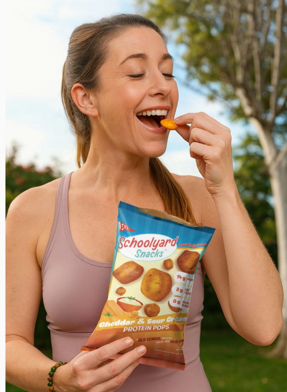 Better than Good Foods - Cheddar & Sour Cream Protein Puffs - Grab N' Go Bag - Gluten Free, Nut Free, Sugar Free, Soy Free, GMO Free, Nut Free