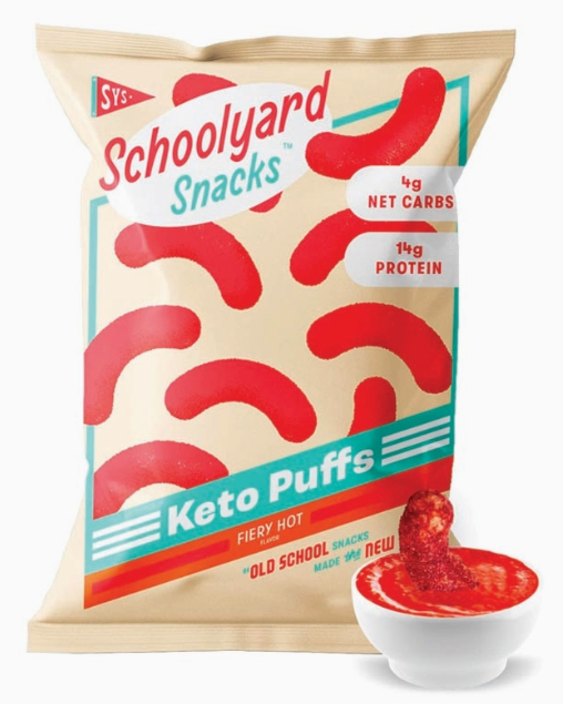 Better than Good Foods - Fiery Hot Protein Puffs - Grab N' Go Bag - Gluten Free, Nut Free, Sugar Free, Soy Free, GMO Free, Nut Free