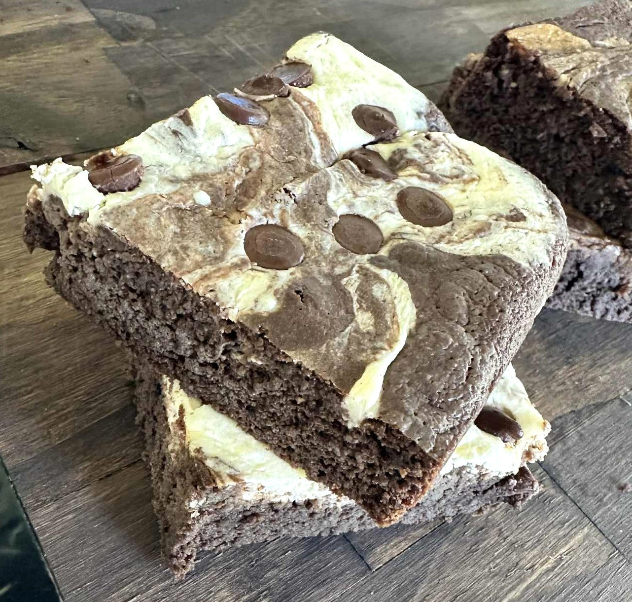Carb Smart Fudgy Brownies - Salted Caramel Cheesecake Brownies - Gluten Free, Sugar Free, Low Carb & Keto Approved