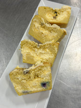 Load image into Gallery viewer, Keto Blueberry Cheesecake Slice - Gluten Free, Sugar Free, Low Carb &amp; Keto Approved
