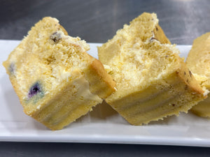 Keto Blueberry Cheesecake Slice - Gluten Free, Sugar Free, Low Carb & Keto Approved