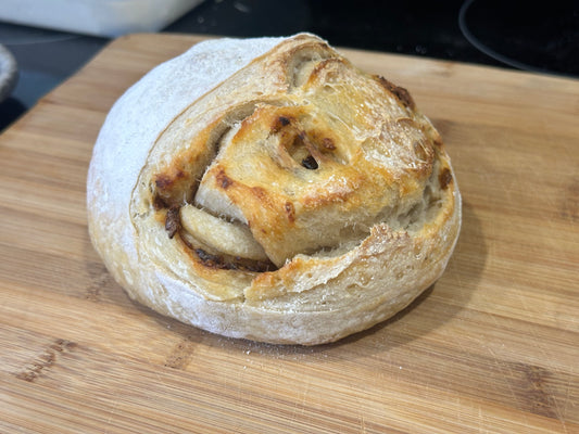 Sourdough Loaf - Caramelized Onion - Gut Healthy, Long Fermentation