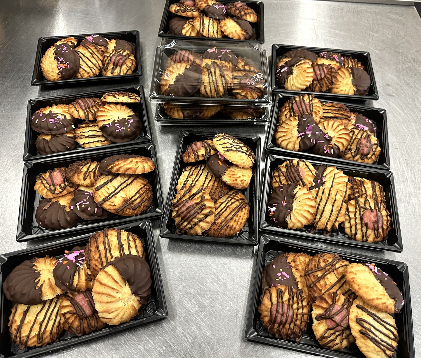 Keto Danish Butter Cookies - Chocolate Dipped Cookie - Gluten Free, Sugar Free, Low Carb & Keto Approved