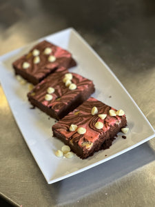 Keto Fudgy Brownies - Strawberry Cheesecake Brownie - Gluten Free, Sugar Free, Low Carb & Keto Approved
