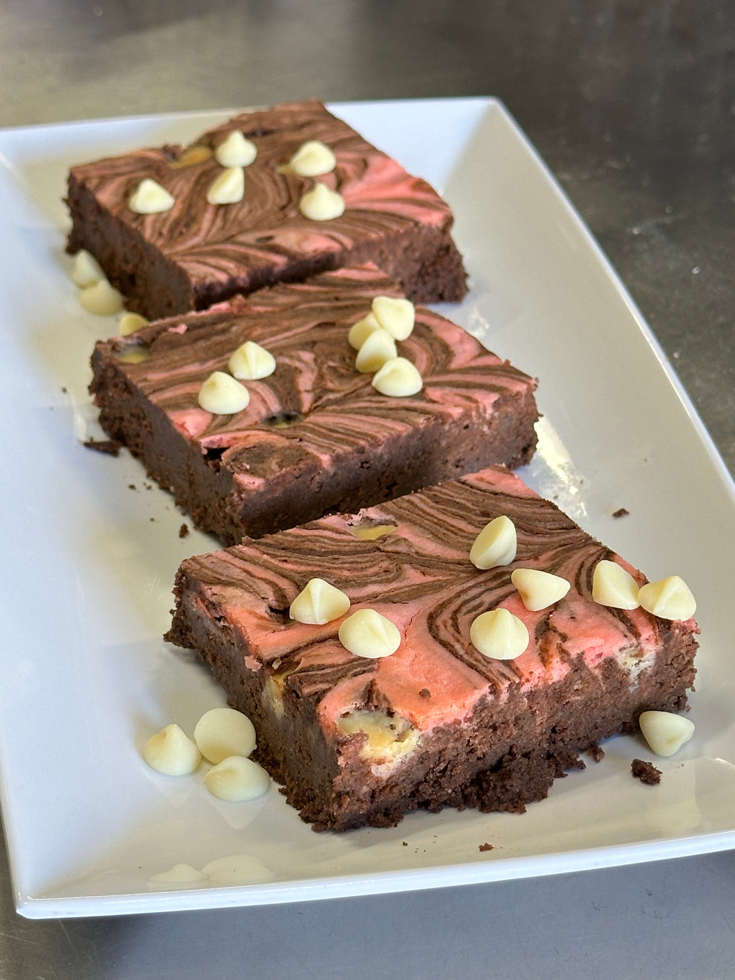 Keto Fudgy Brownies - Strawberry Cheesecake Brownie - Gluten Free, Sugar Free, Low Carb & Keto Approved