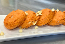 Load image into Gallery viewer, Keto Orange Creamsicle White Chocolate Chip Cookies - Gluten Free, Sugar Free, Low Carb &amp; Keto Approved
