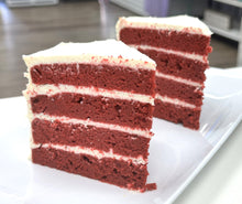 Load image into Gallery viewer, IN STORE ONLY - Keto Red Velvet Cake - By the Slice - Gluten Free, Sugar Free, Low Carb, Keto &amp; Diabetic Friendly
