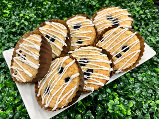 Keto Blueberry Streusel Muffin - Gluten Free, Sugar Free, Low Carb & Keto Approved