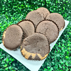Keto Chocolate Peanut Butter Stuffed Muffin  - Gluten Free, Sugar Free, Low Carb & Keto Approved