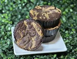 Keto Fudgy Brownies - Peanut Butter Brownies - Gluten Free, Sugar Free, Low Carb & Keto Approved