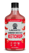 Load image into Gallery viewer, Lakanto - Monk Fruit Sweetened, No Sugar Added Ketchup - VEGAN, Gluten Free, Sugar Free, Low Carb
