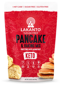 Lakanto - Pancake & Baking Mix - Gluten Free, Sugar Free, Low Carb, High Fiber & Keto Approved