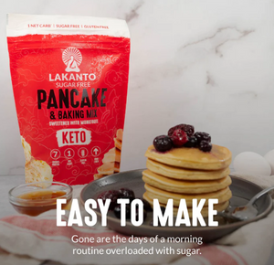 Lakanto - Pancake & Baking Mix - Gluten Free, Sugar Free, Low Carb, High Fiber & Keto Approved