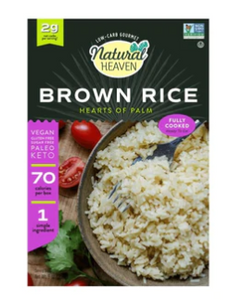 Natural Heaven - Brown Rice - Keto, Gluten Free, Vegan, Low Carb, Paleo, Plant Based