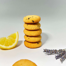 Load image into Gallery viewer, Flèche Healthy Treats - Sugar Free Lemon-Lavender Cookies - Grain Free, Vegan, Sugar Free, Low Carb &amp; Keto Approved
