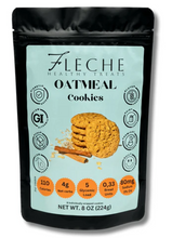 Load image into Gallery viewer, Flèche Healthy Treats - Sugar Free Oatmeal Cookies - Grain Free, Low Carb &amp; Keto Approved
