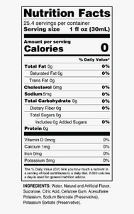 Skinny Mixes - White Chocolate Peppermint Syrup - 0 Calories, 0 Sugar, 0 Carbs & Keto Approved