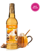 Load image into Gallery viewer, Skinny Mixes - Pumpkin Spice Syrup - 0 Calories, 0 Sugar, 0 Carbs &amp; Keto Approved
