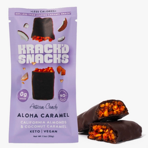 Keto Krack'D - Aloha Caramel - No Sugar Candy Bar