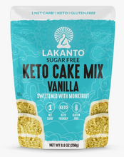 Load image into Gallery viewer, Lakanto - Keto Cake Mix, Vanilla Cake - Gluten Free, Sugar Free, Low Carb (8 oz) - Gluten Free, Sugar Free &amp; Low Carb
