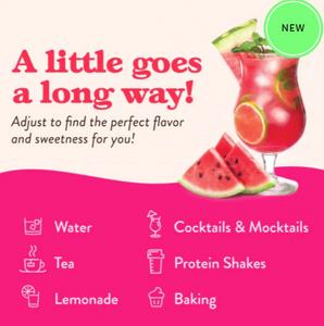 Skinny Mixes - Love Potion - Sour Watermelon - 0 Calories, 0 Sugar, 0 Carbs & Keto Approved