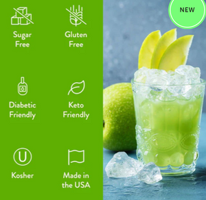 Skinny Mixes - Dragon Syrup - Tangy Green Apple - 0 Calories, 0 Sugar, 0 Carbs & Keto Approved