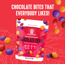 Load image into Gallery viewer, Lakanto - Sugar Free Chocolate Gems, 4.5 oz- Gluten Free, Sugar Free, Vegan, Low Carb
