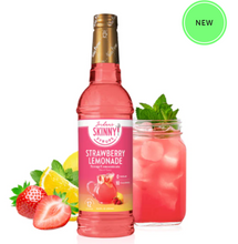 Load image into Gallery viewer, Skinny Mixes - Strawberry Lemonade Concentrate - 10 Calories, 0 Sugar, 2g Carbs
