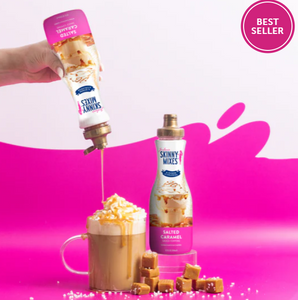 Skinny Mixes - Salted Caramel Sauce - 0 Calories, 0 Sugar, 0 Carbs & Keto Approved