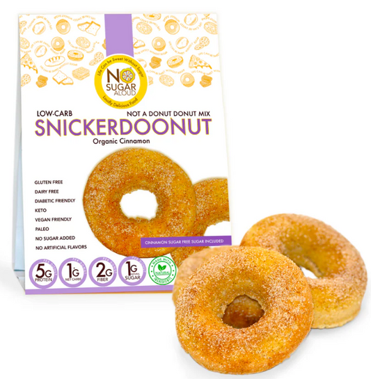 No Sugar Aloud - Not a Donut Donut Mix (Keto, Sugar Free, Vegan, Paleo, Dairy Free & Gluten Free)