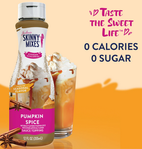Skinny Mixes - Pumpkin Spice Sauce - 0 Calories, 0 Sugar, 0 Carbs & Keto Approved