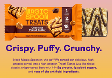 Load image into Gallery viewer, Magic Spoon - Marshmallow Protein Treats, Chocolate Peanut Butter - GF, SF, LC, KETO &amp; DIABETIC FRIENDLY
