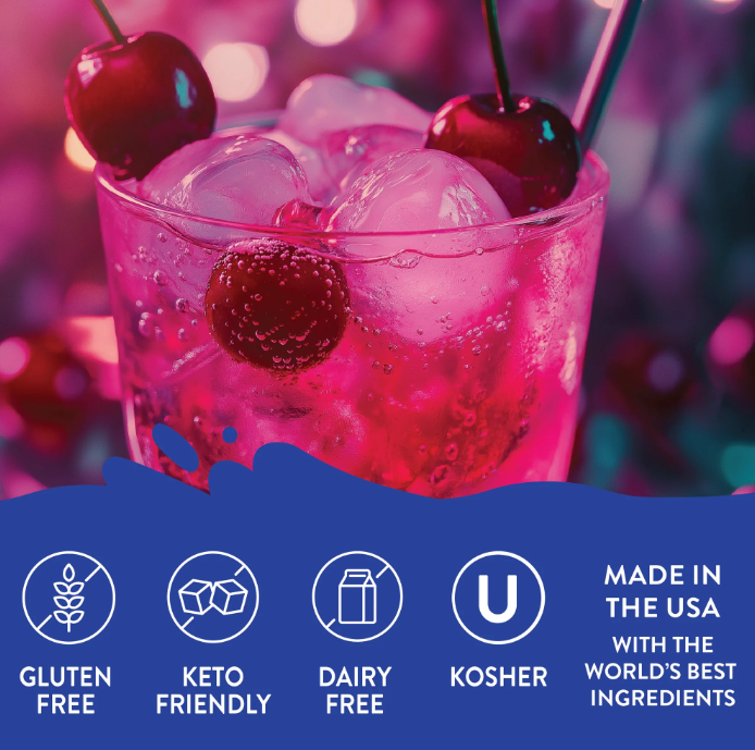 Skinny Mixes - Cherry Cola Sugar Free Syrup - 0 Calories, 0 Sugar, 0 Carbs & Keto Approved