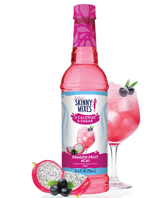 Skinny Mixes - Dragonfruit Acai - Flavor Infusion - 0 Calories, 0 Sugar, 0 Carbs & Keto Approved