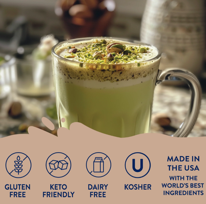 Skinny Mixes - Pistachio Syrup - 0 Calories, 0 Sugar, 0 Carbs & Keto Approved