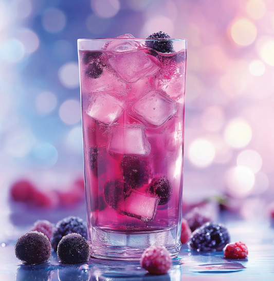 Skinny Mixes - Wild Berry Energy Syrup - 0 Calories, 0 Sugar, 0 Carbs & Keto Approved