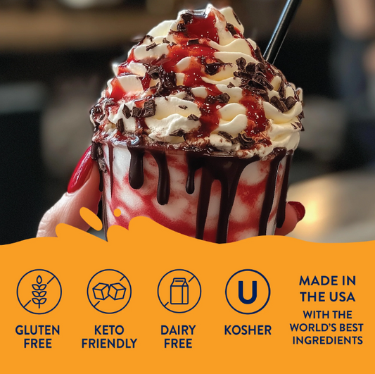 Skinny Mixes - Vampire Kiss, Chocolate & Cherry Syrup - 0 Calories, 0 Sugar, 0 Carbs & Keto Approved
