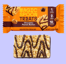 Load image into Gallery viewer, Magic Spoon - Marshmallow Protein Treats, Chocolate Peanut Butter - GF, SF, LC, KETO &amp; DIABETIC FRIENDLY
